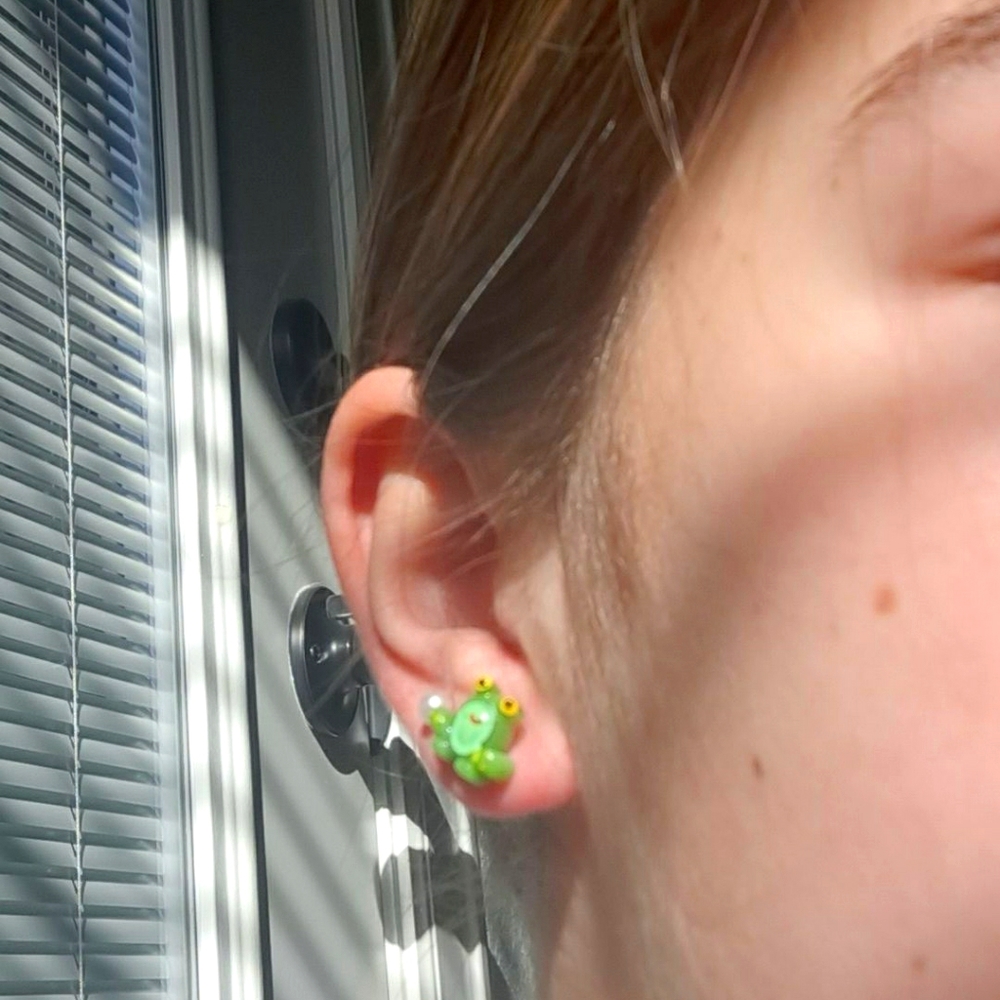 Frog Inspired Earring Studs